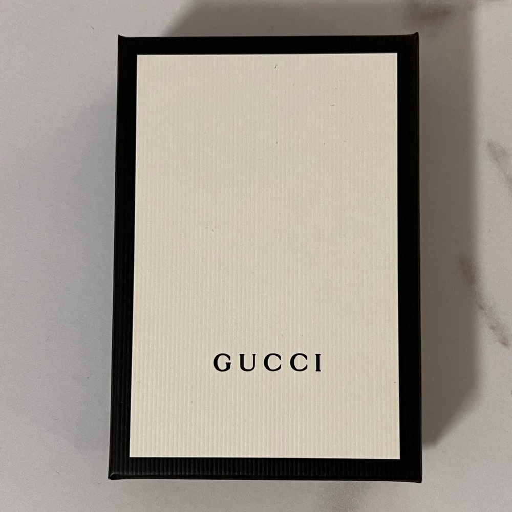 Gucci wallet / keychain box, perfect condition!! With dust jacket slip cover!